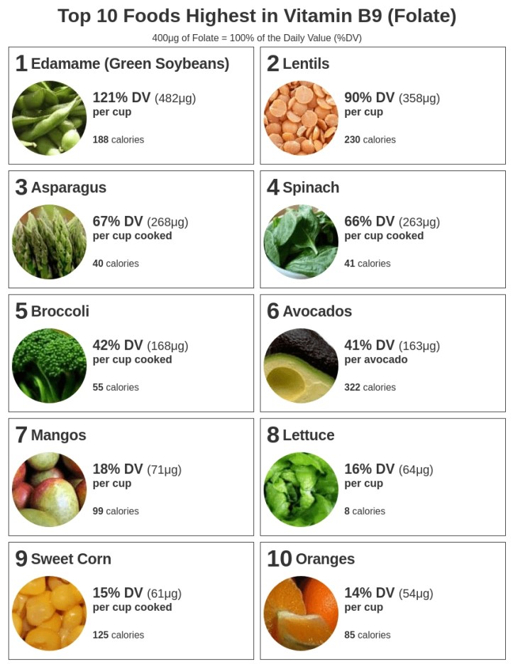 foods-high-in-folate-vitamin-B9